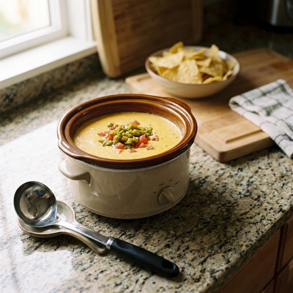 Keeping Cheese Dip Warm in a Crockpot